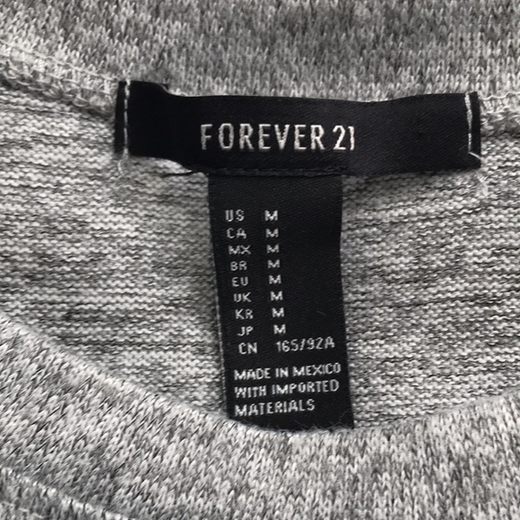 Forever 21 short sleeve grey Heathered t-shirt. Size medium - Picture 2 of 2